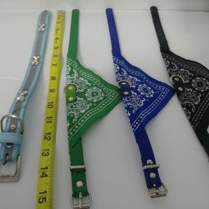 Dog collars they may be size small, never used